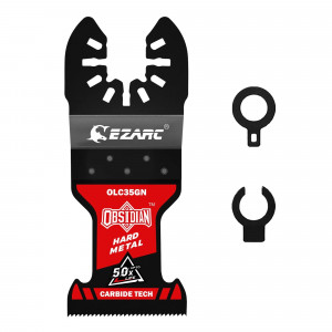 Карбидная насадка EZARC по металлу серия обсидиант, для реноватора мультитула, полотно пильное 1 шт.