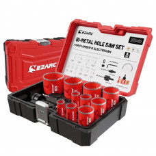 Набор кобальтовых BiMCo коронок Ezarc по металлу и дереву (19-64mm)